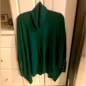 Green Sweater/Shaw Size L